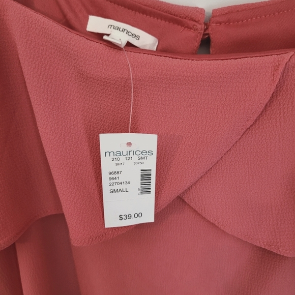 Maurices Coral Off-the-Shoulder Tank Mini Dress – NWT, Size Small - Picture 4 of 7